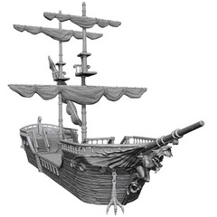 ROLEPLAYING MINIATURES - D&D NOLZUR'S MARVELOUS MINIATURES - THE FALLING STAR SAILING SHIP