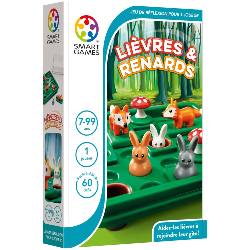 SMART GAMES  -  LIÈVRES & RENARDS (FRANÇAIS)