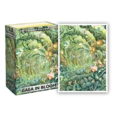 DRAGON SHIELD - 100 STANDARD SIZE ART CARD SLEEVES - GAEA IN BLOOM