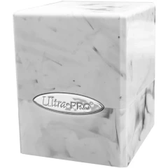 ULTRA PRO - SATIN CUBE - MARBLE LIGHT WHITE & BLACK (100+)