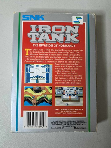 NINTENDO - IRON TANK - COMPLETE IN BOX (01)