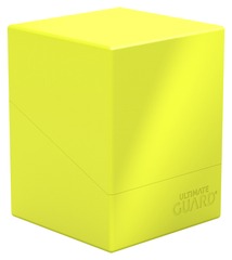 ULTIMATE GUARD - BOULDER NEON - DECK CASE (100+) - YELLOW