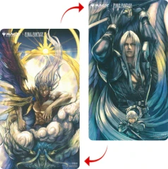 ULTRA PRO - PLAYMAT DOUBLE SIDED PREMIUM - MTG UNIVERSE BEYOND - FINAL FANTASY - SEPHIROTH, FABLED SOLDIER