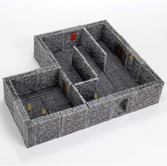 WARLOCK TILES  -  DUNGEON TILES II - FULL HEIGHT STONE WALLS EXPANSION