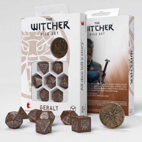 THE WITCHER  -  DICE SET  -  GERALT, ROACHS COMPANION