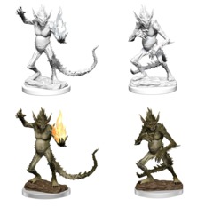 D&D NOLZUR'S MARVELOUS UNPAINTED MINIATURES - WAVE 16 -  BARBED DEVILS