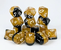 ROLL 4 INITIATIVE - SET OF 15 DICES - DWARVEN STOUT