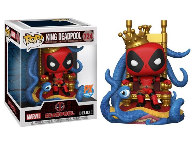 POP - MARVEL - KING DEADPOOL ON THRONE - 6 - 724