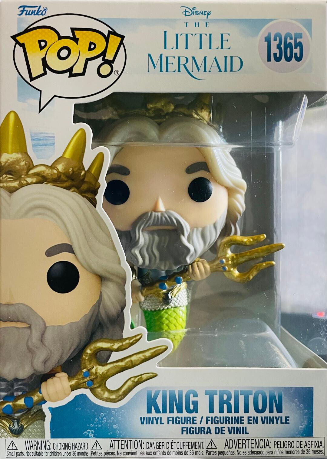 POP - DISNEY - THE LITTLE MERMAID - KING TRITON - 1365