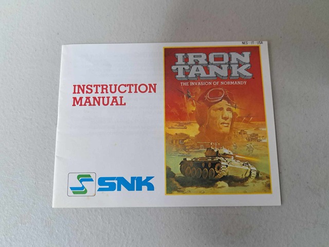 NINTENDO - IRON TANK - COMPLETE IN BOX (01)