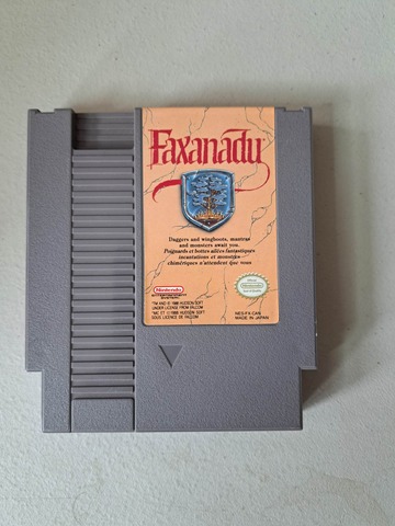 NINTENDO - FAXANADU - CARTRIDGE WITH BOX (02)