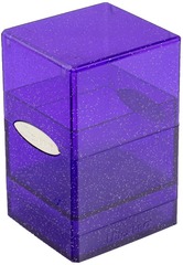 ULTRA PRO DECK BOX  -  SATIN TOWER - GLITTER PURPLE (100+)