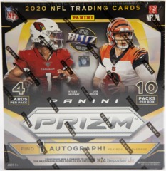 PANINI - PRIZM FOOTBALL MEGA BOX  (NEON GREEN PULSAR PRIZM) - 2020
