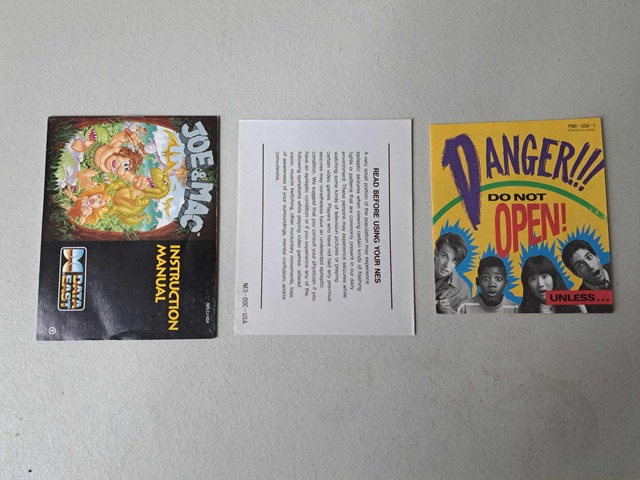 NINTENDO - JOE & MAC - COMPLETE IN BOX (01)