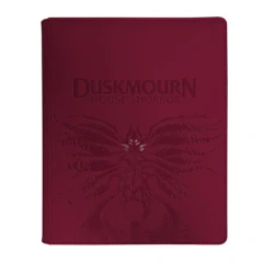 ULTRA PRO - BINDER - 9 POCKET - ZIPPERED - MTG - DUSKMOURN - SET SYMBOL