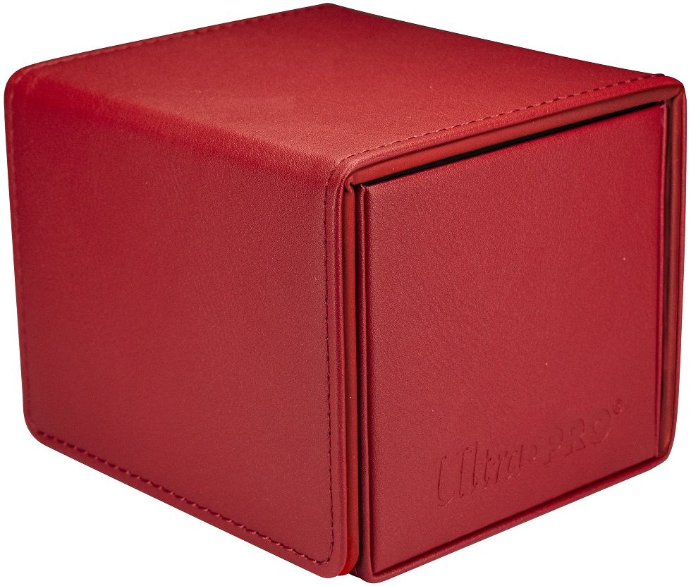 ULTRA PRO - DECK BOX - VIVID ALCOVE EDGE (SIDE-LOAD) - RED ULTRA PRO - DECK BOX - VIVID ALCOVE EDGE (SIDE-LOAD) - RED