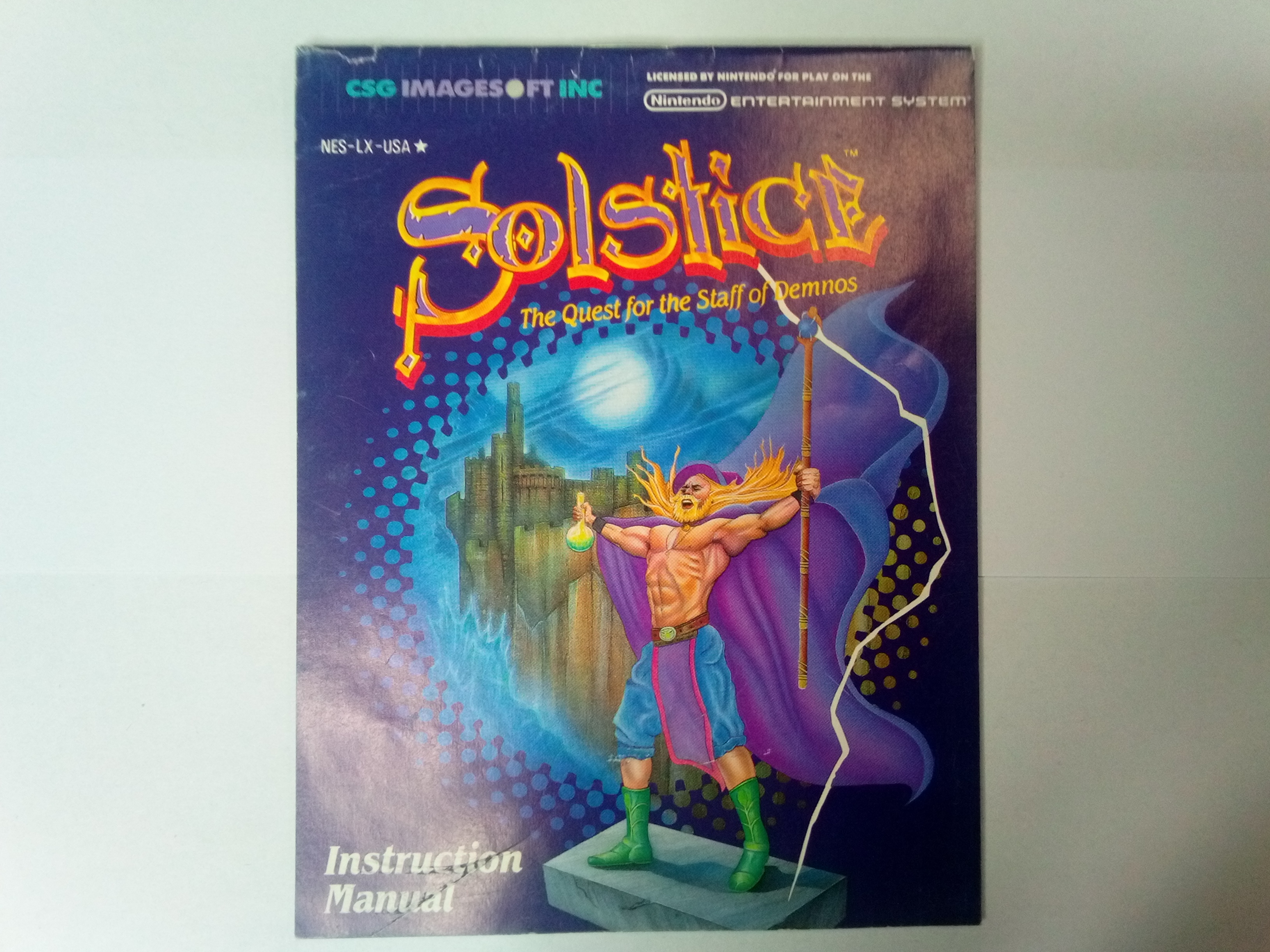 NINTENDO - SOLSTICE - MANUAL AND CARTRIDGE ONLY - 01
