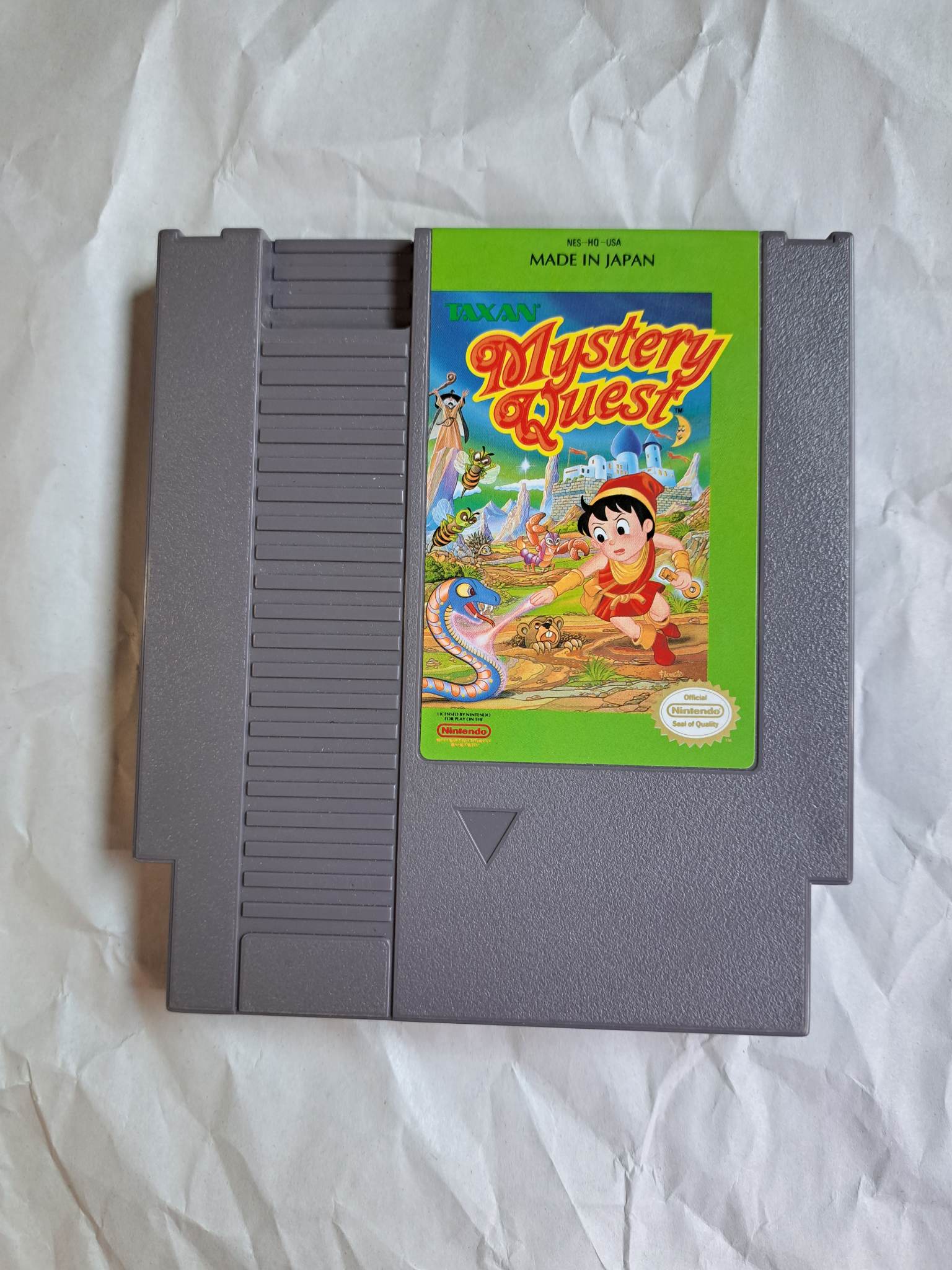 NINTENDO - MYSTERY QUEST - CARTRIDGE AND MANUAL (01)