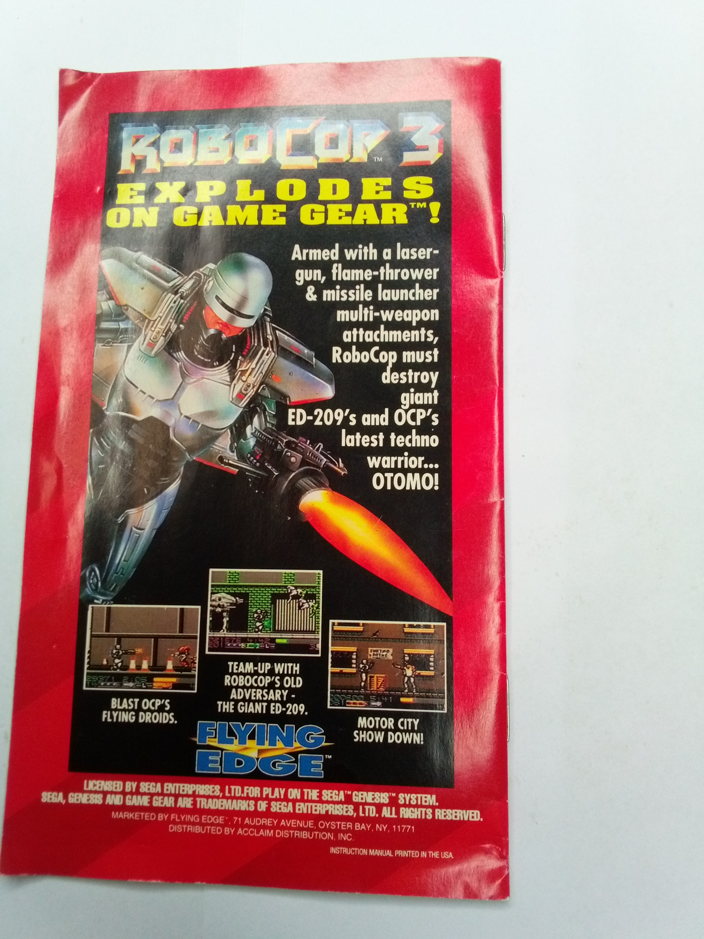 SEGA - ROBOCOP 3 - CIB - 01