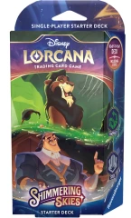 DISNEY LORCANA - SHIMMERING SKIES - STARTER DECK - SCAR & KRONK - EMERALD/STEEL (ENGLISH)