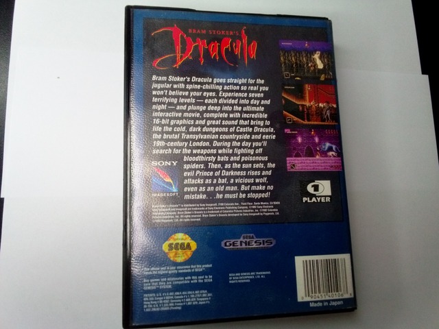 SEGA GENESIS - DRACULA - (CIB) - 01