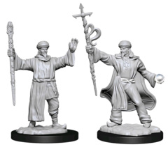 D&D NOLZUR'S MARVELOUS UNPAINTED MINIATURES  -  MALE HUMAN WIZARD