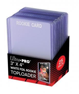 ULTRA PRO - TOPLOADER - 35PT WHITE ROOKIE - 25CT