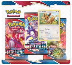 POKEMON - SWORD & SHIELD - BATTLE STYLES  - 3-PACKS BLISTER - EEVEE (ENGLISH)