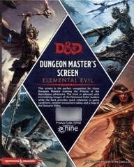 DUNGEONS & DRAGONS 5  -  DUNGEON MASTER'S SCREEN - ELEMENTAL EVIL