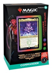 MTG - STREETS OF NEW CAPENNA - COMMANDER DECK - SAUVAGERIE DES RIVERAINS (FRANÇAIS)