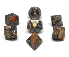 CHX27493 - Polyhedral 7-Die Set - LUSTROUS GOLD/SILVER