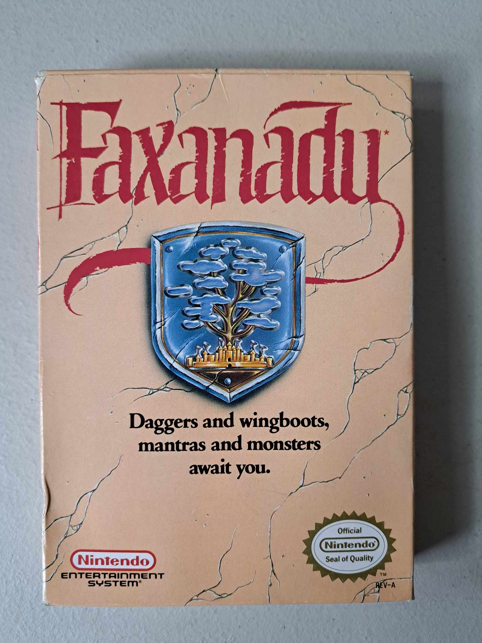NINTENDO - FAXANADU - COMPLETE IN BOX (01)