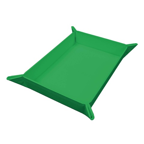 DICE ROLLING TRAY FOLDABLE MAGNETIC GREEN - (VIVID)