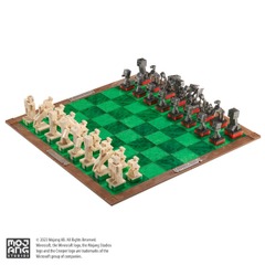 MINECRAFT - CHESS SET - OVERWORLD HEROES VS HOSTILE MOBS