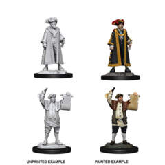 Pathfinder Battles Unpainted Minis - Mayor & Town Crier