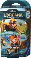 DISNEY LORCANA - LA MER AZURITE - DECK DE DÉMARRAGE - GOGO & GADGET - ÉMERAUDE/SAPHIR (FRANÇAIS)