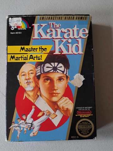 NINTENDO - THE KARATE KID - COMPLETE IN BOX (01)