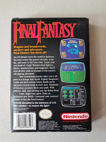 NINTENDO - FINAL FANTASY - COMPLETE IN BOX (01)