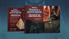 MAGIC THE GATHERING - MURDERS AT KARLOV MANOR - THE CASE OF THE THREE BLADE KNIFE (ENGLISH)