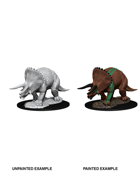 D&D Nolzurs Marvelous Miniatures: Triceratops D&D Nolzurs Marvelous Miniatures: Triceratops