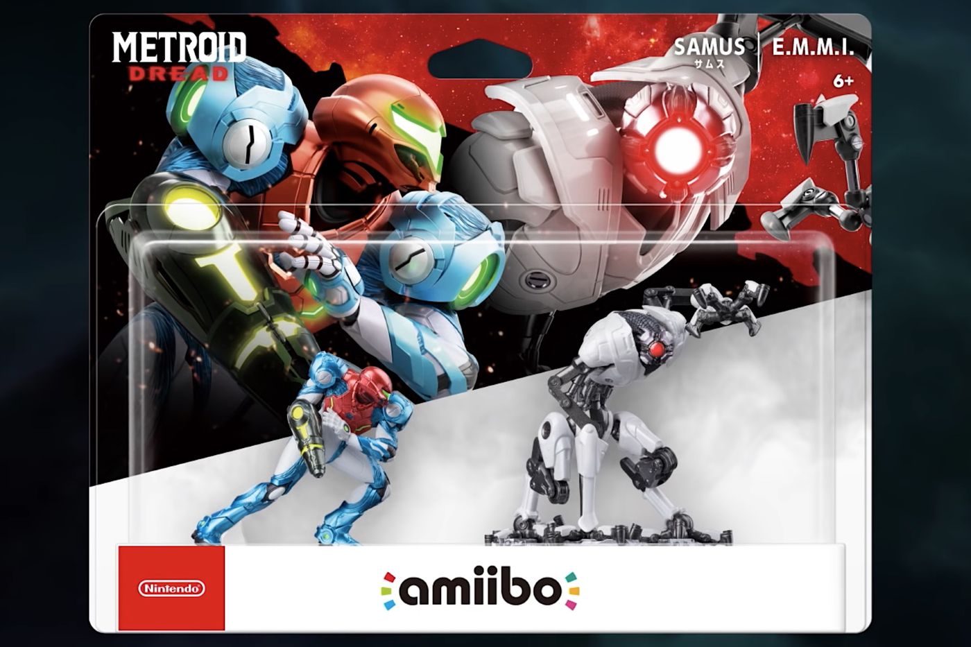 AMIIBO - METROID DREAD - SAMUS & E.M.M.I
