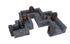 WARLOCK TILES  -  DUNGEON TILES  -  STRAIGHT WALL EXPANSION