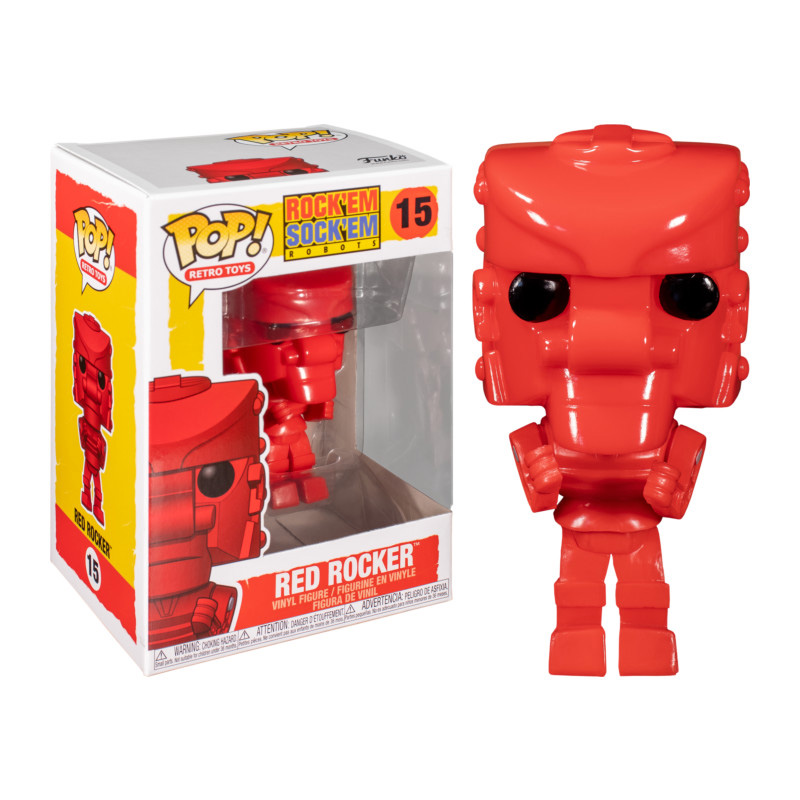 POP - RETRO TOYS - ROCKEM SOCKEM ROBOTS - RED ROCKER - 15