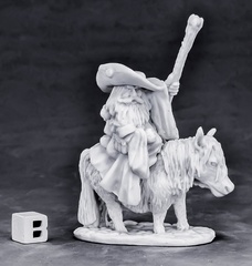 (77575) Dwarf Mounted Battle Mage on Pony