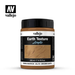 NEW 26219 Brown Earth Texture Paint 200ml