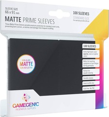 Sleeves Matte Prime - Black - Gamegenic