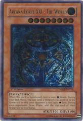 Arcana Force XXI - The World - LODT-EN016 - Ultimate Rare - 1st Edition