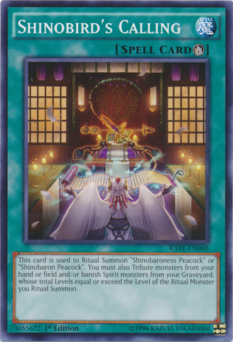 Shinobirds Calling - RATE-EN060 - Common - Unlimited Edition