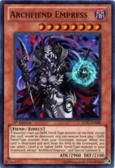 Archfiend Empress - STBL-EN000 - Super Rare - 1st Edition