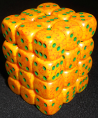 36 Lotus Speckled 12mm D6 Dice Block